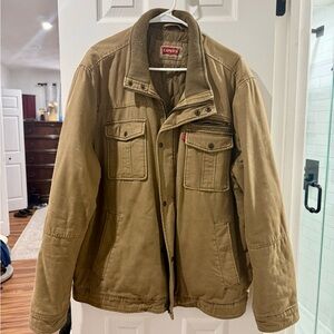 Levi Strauss & Co. Men's Tan Military Jacket
